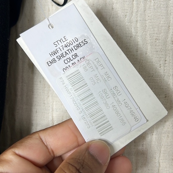 Halston heritage off the shoulder cocktail dress size S - Picture 8 of 8